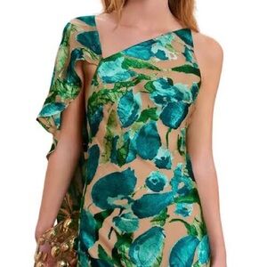 cult gaia IKER DRESS - SEAMOSS MULTI